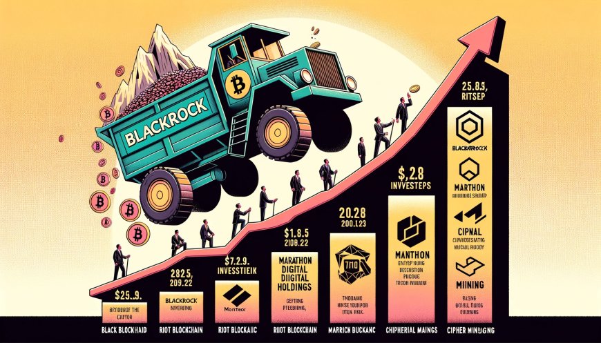 ブラックロックは2020年からビットコインマイニング関連企業に対する投資をスタート